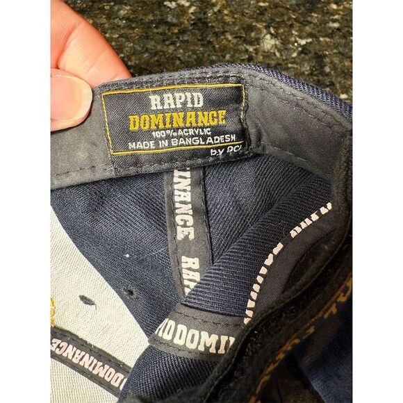 Rapid Dominance Special Forces Men's Blue Cap Adjustable Embroidered Hat - Picture 8 of 8